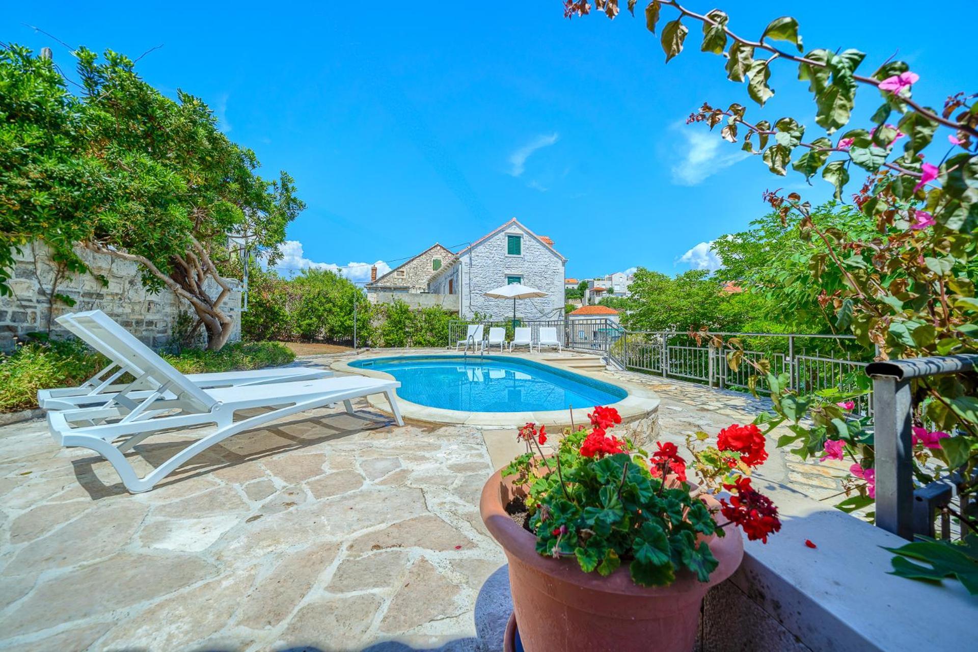 Villa Bonaca Perfect Location For A Holiday With Friends Or Family, Heated Pool Sumartin Exterior foto